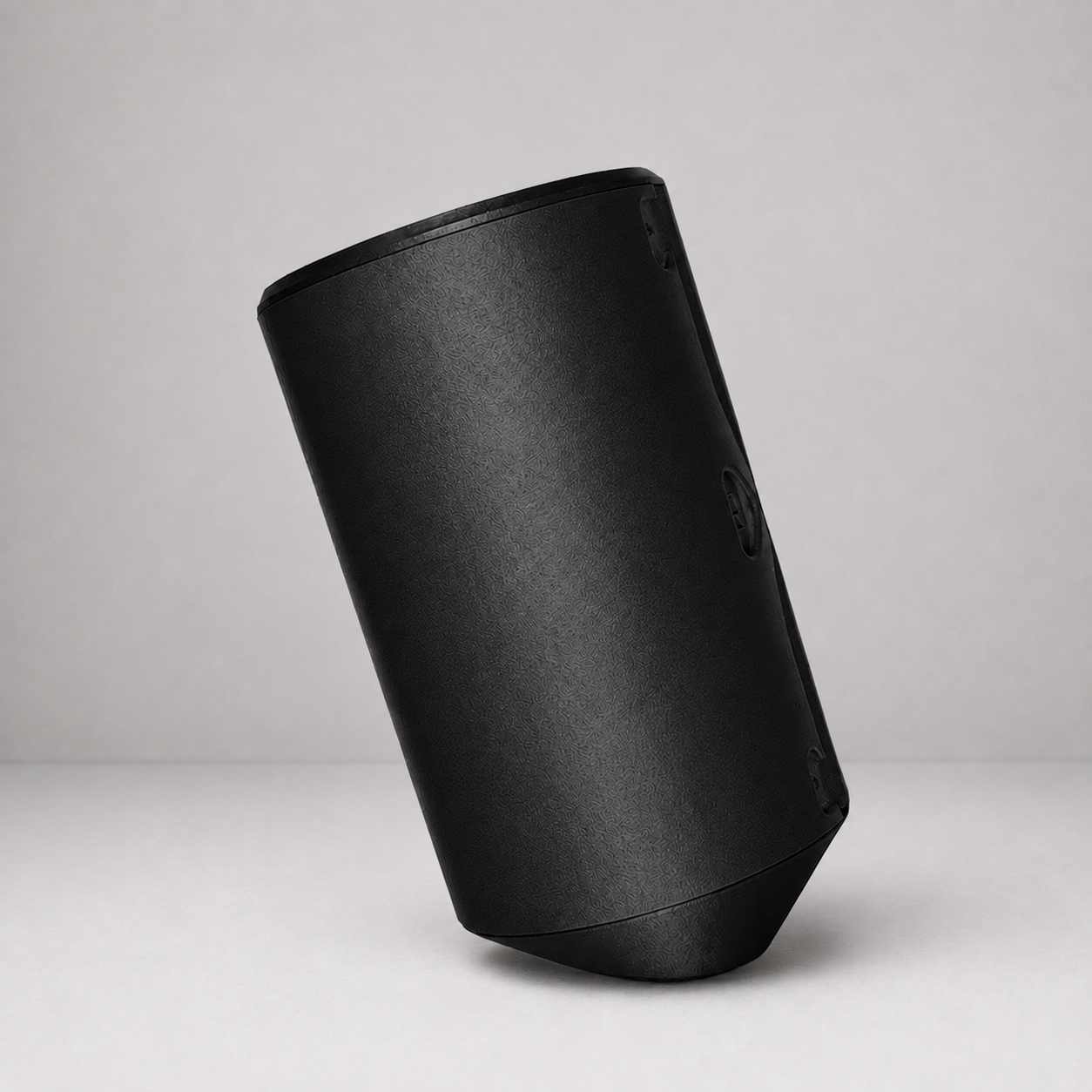 Side view of the Rollbox Serve Blackout Paper Towel dispenser