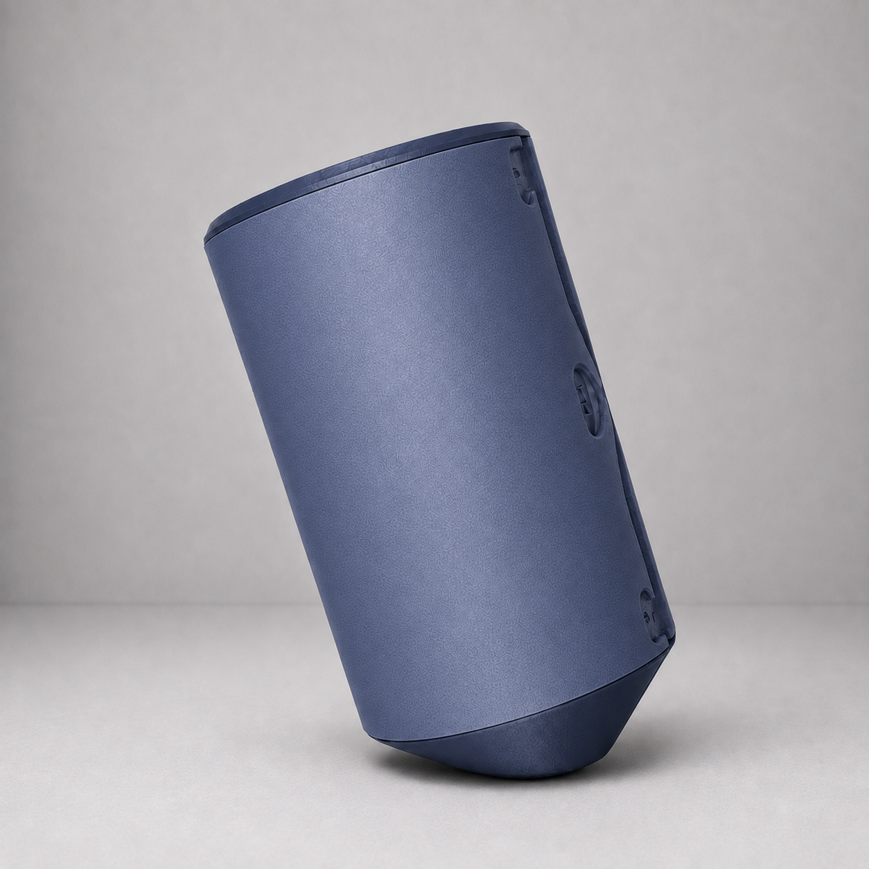Side view of the Rollbox Serve Midnight Paper Towel dispenser
