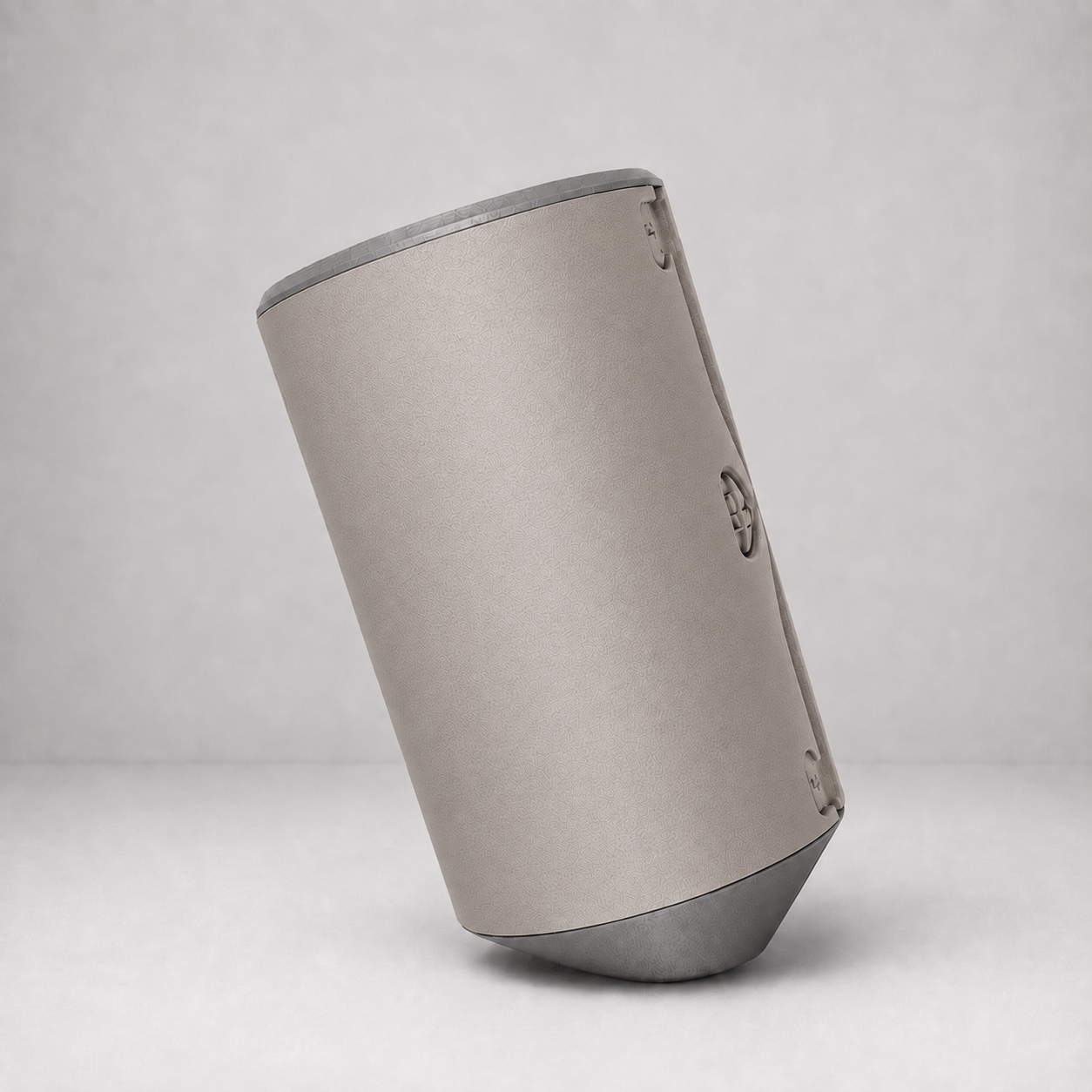 Side view of the Rollbox Serve Stone Paper Towel dispenser